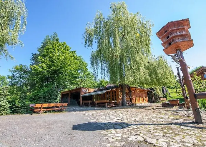 Srub Ranch Na Hranici Orman Evi *